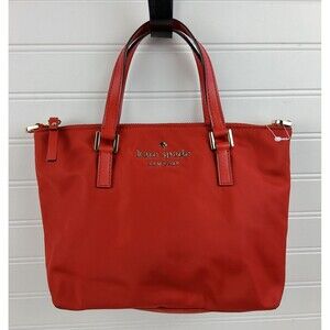 Kate Spade Watson Lane Lucie Satchel Handbag Purse Red